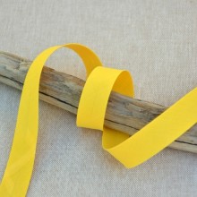 Plain bias tape 20 mm - Chick yellow 81